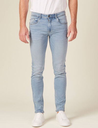 Jeans slim ultra stretch denim bleach homme