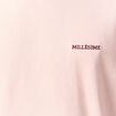 T-shirt col rond manches courtes brod&eacute; rose pastel homme