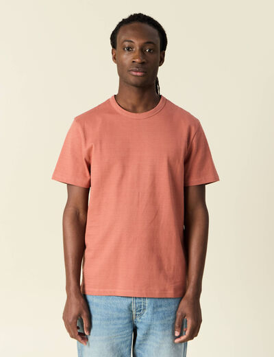T-shirt manches courtes vieux rose homme