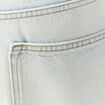 Bermuda droit en jean denim snow bleach homme