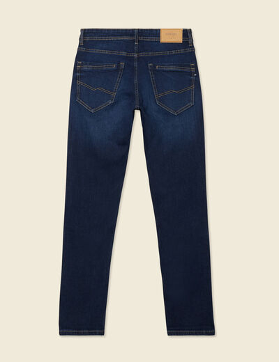 Jeans slim éco-responsable denim brut homme