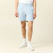 Short droit avec cordon bleu ciel homme