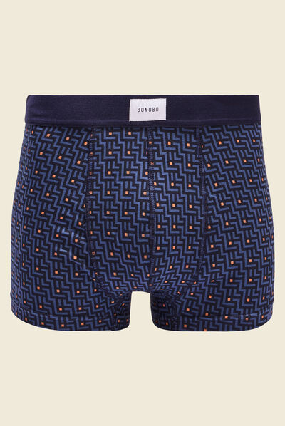 Lot 2 boxers marron homme