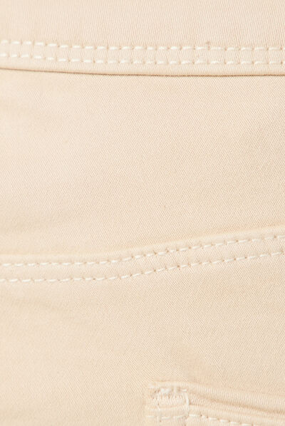 Pantalon slim 5 poches beige homme