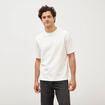 T-shirt ras de cou manches courtes ecru homme