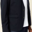 Veste blazer cintrée bleu marine homme