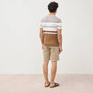 T-shirt manches courtes taupe homme