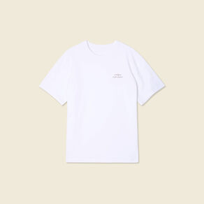 t shirt manches courtes blanc homme T-shirt manches courtes blanc homme