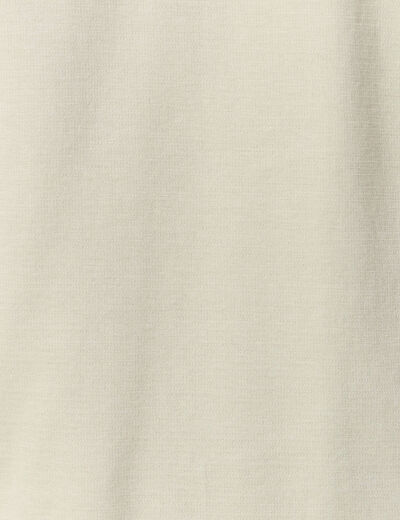 T-shirt manches longues beige homme