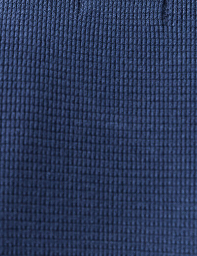Polo cintré manches courtes bleu marine homme