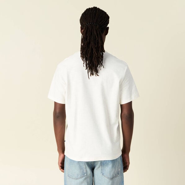 t shirt manches courtes ecru homme T-shirt manches courtes ecru homme