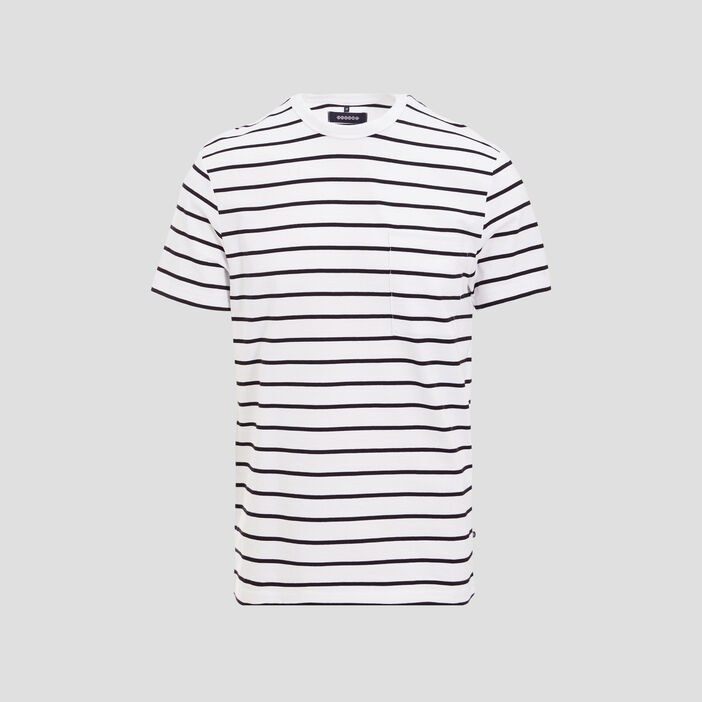T-shirt manches courtes blanc homme