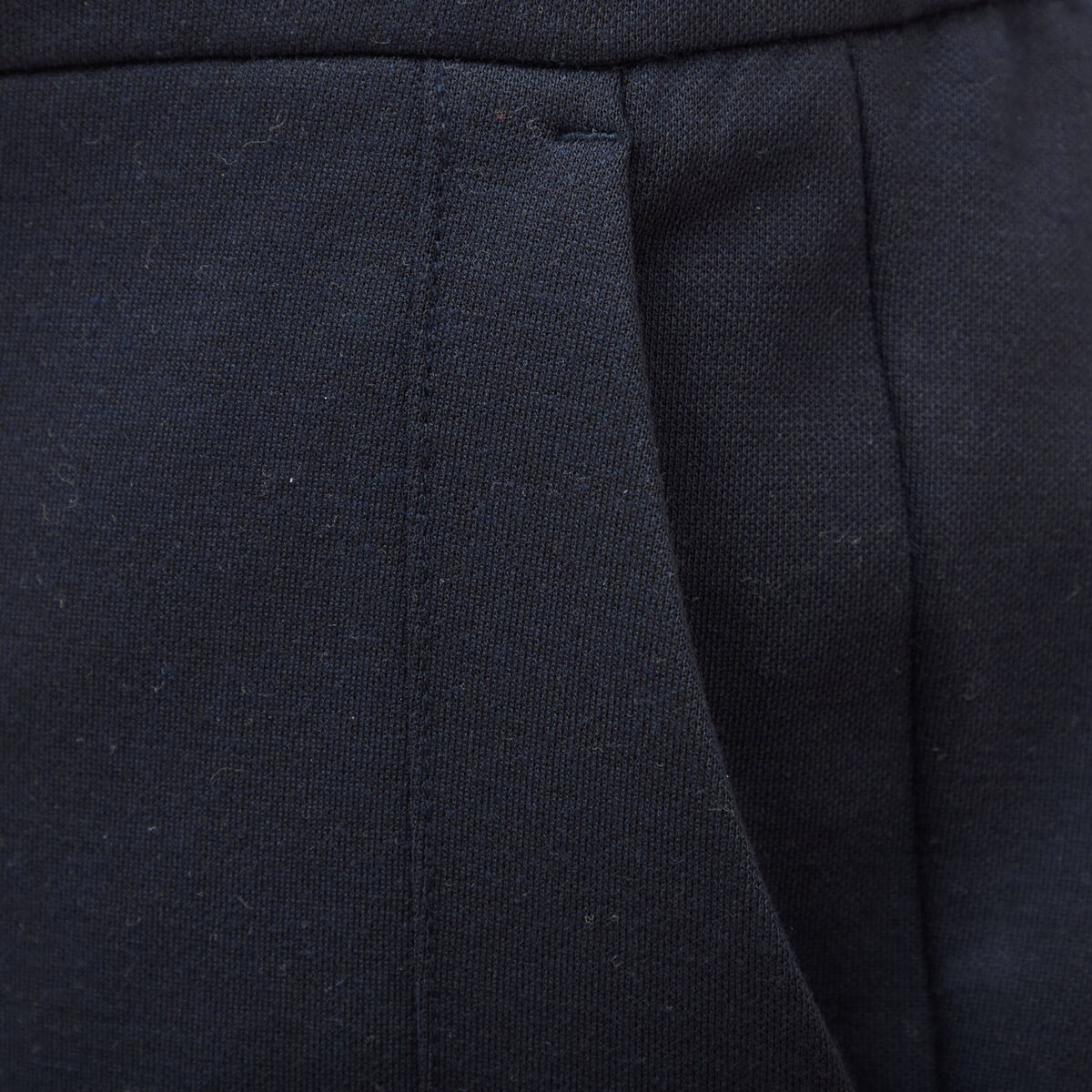Pantalon droit longueur 32 bleu marine homme