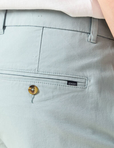 Pantalon chino longueur 32 bleu gris homme