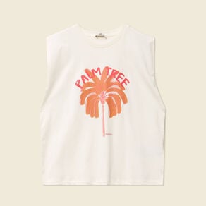 t shirt sans manches ivoire femme T-shirt sans manches ivoire femme