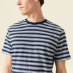 T-shirt manches courtes bleu marine homme
