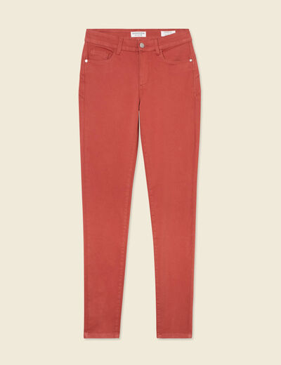 Pantalon Audrey - skinny push up orange foncé femme