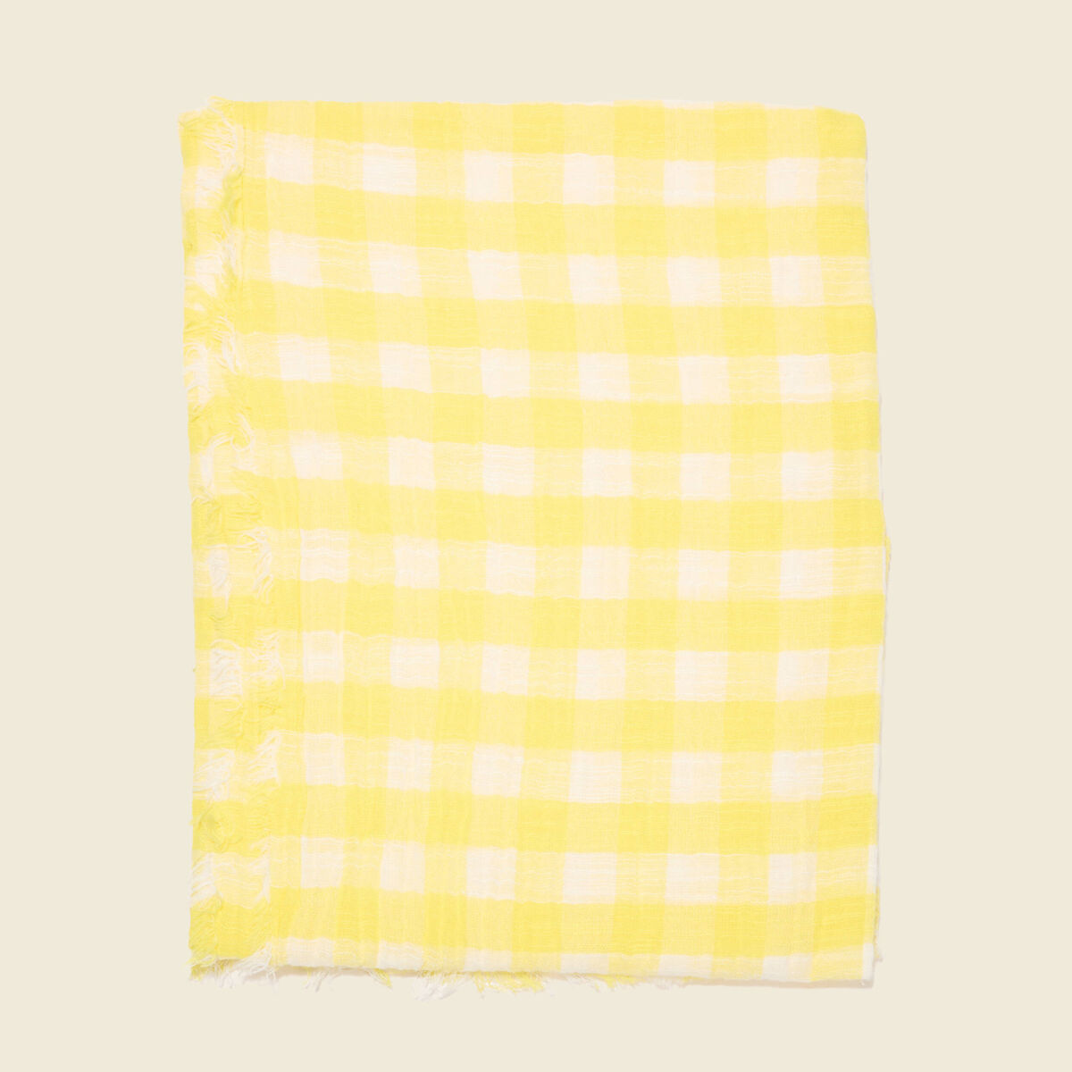 Foulard jaune citron femme