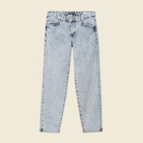 jeans girlfriend 5 poches denim snow bleu femme Jeans girlfriend 5 poches denim snow bleu femme