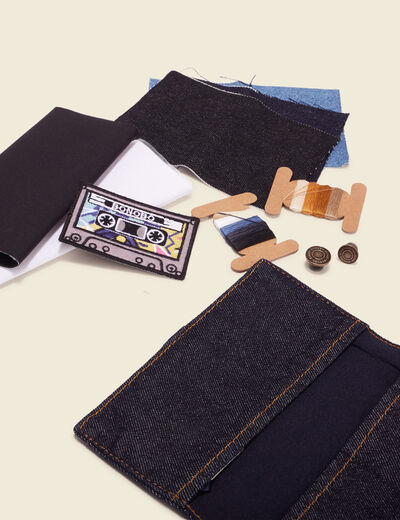 Kit de réparation jeans denim brut femme