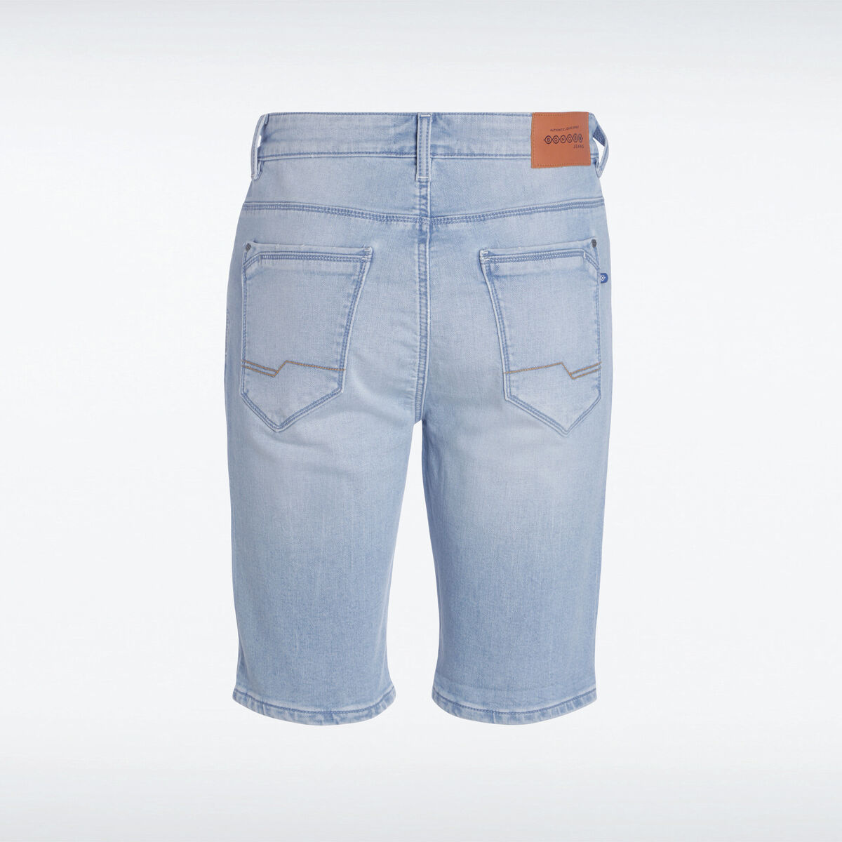 Bermuda éco-responsable denim bleach homme