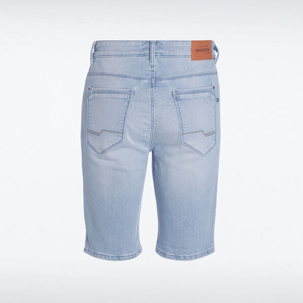 Bermuda éco-responsable denim bleach homme