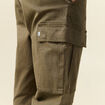 Cargo battle longueur 32 vert kaki homme