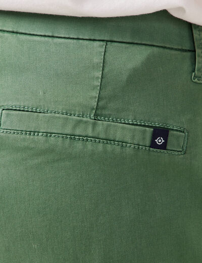 Pantalon chino Instinct vert femme