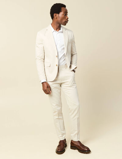 Pantalon chino sable homme