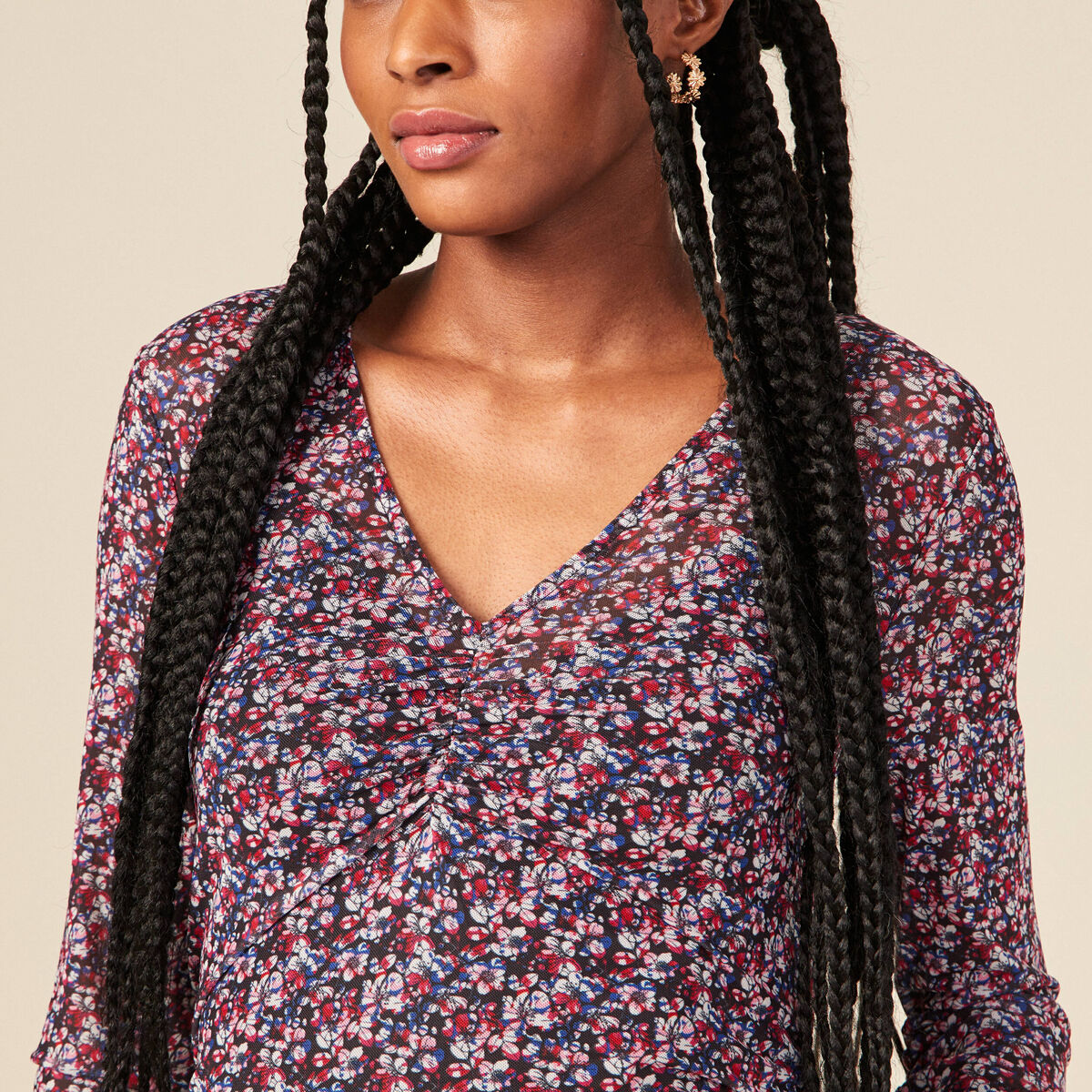 T-shirt éco-responsable noir femme