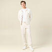 Pantalon chino straight ecru homme