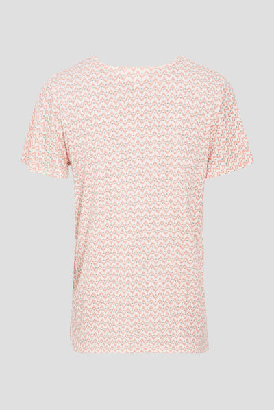 T-shirt éco-responsable creme femme