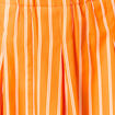 Jupe taille haute en coton orange femme