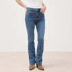 Jeans bootcut denim stone femme
