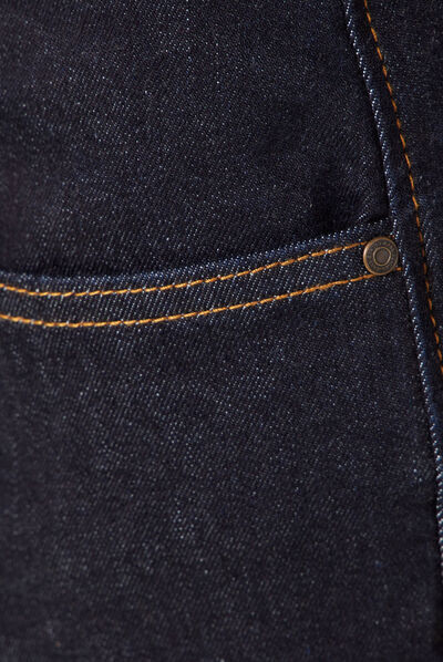 Jeans straight 5 poches denim brut clean homme