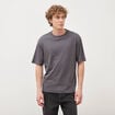 T-shirt manches courtes gris fonc&eacute; homme