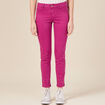 Pantalon slim 7/8ème violet clair femme