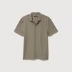 Polo manches courtes vert kaki homme