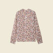 Blouse manches longues creme femme