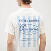 T-shirt en coton ecru homme