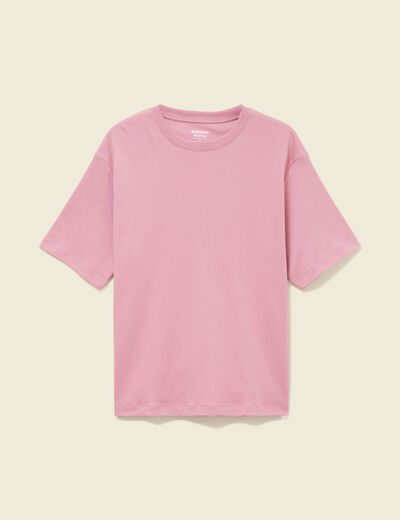 T-shirt manches courtes vieux rose homme