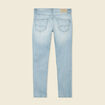 Jeans slim 5 poches denim used homme