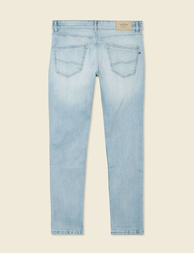 Jeans slim 5 poches denim used homme