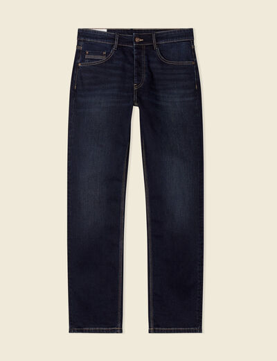 Jeans regular éco-responsable denim brut homme