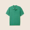 Polo cintré manches courtes vert homme