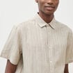 Chemise manches courtes vert kaki homme