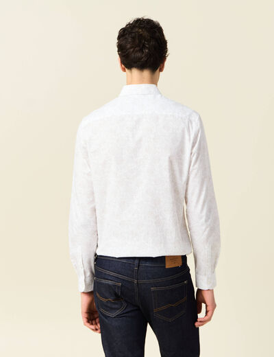 Chemise blanc homme