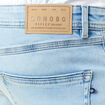 Jeans straight ultra stretch denim bleach homme