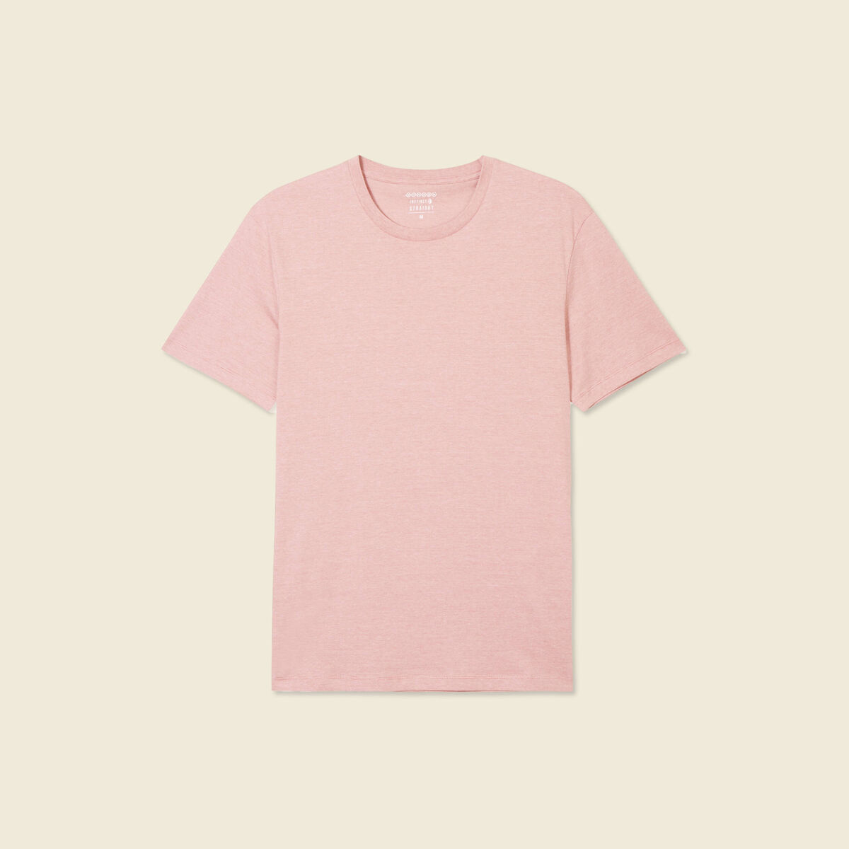 T-shirt éco-responsable vieux rose homme
