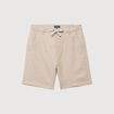 Bermuda vert olive homme